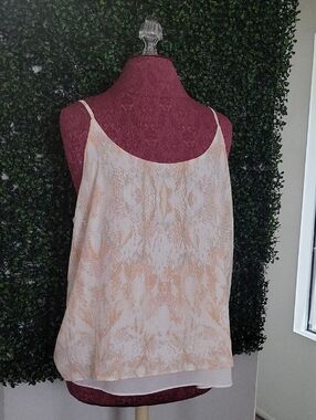 Rachel Zoe Light Pink Printed Spaghetti Strap Camisole